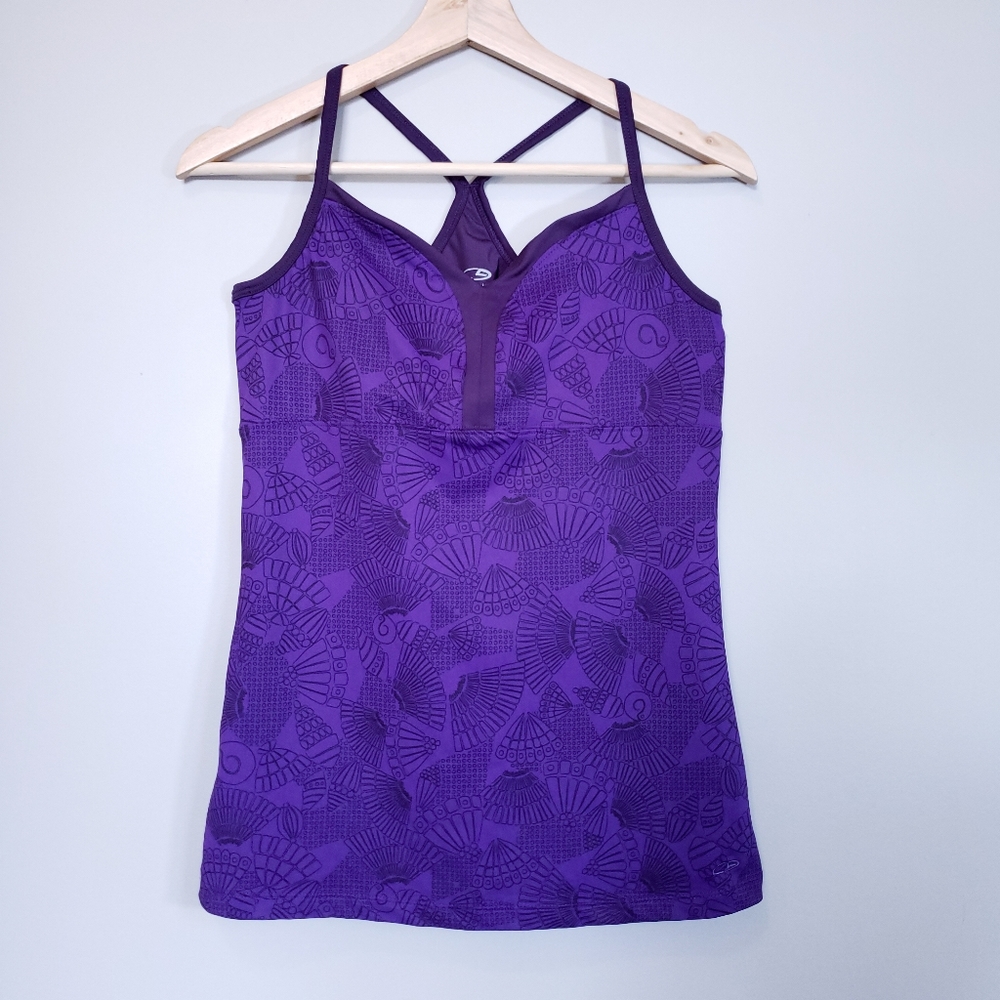 Champion Purple Racerback Tank Top